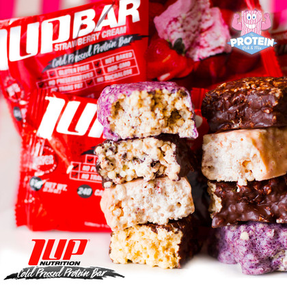 1-Up gets 'snacky'! The uniquely 'Krispie' 1-Up Protein Bars are in the Mix! 1-Up gets 'snacky'! The uniquely 'Krispie' 1-Up Protein Bars are in the Mix!