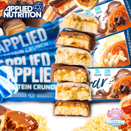 Think you know the CRUNCH?! Applied Nutrition are the latest to take us there with their new Protein Crunch bars! Think you know the CRUNCH?! Applied Nutrition are the latest to take us there with their new Protein Crunch bars!