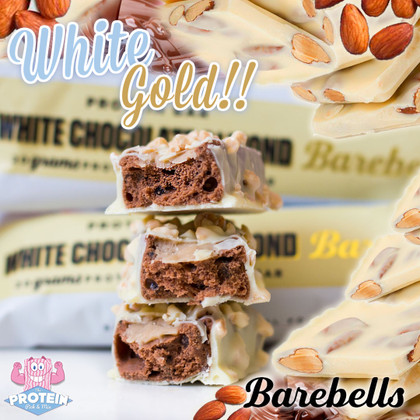White Choc Almond Barebells Bar FINALLY available! White Choc Almond Barebells Bar FINALLY available!