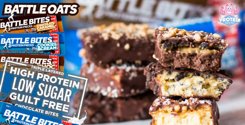You ready for BATTLE?! Battle Oats' new Battle Bites protein bars, that is! You ready for BATTLE?! Battle Oats' new Battle Bites protein bars, that is!