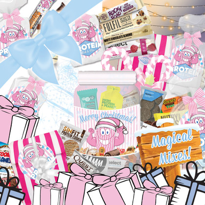 Protein Bar Bundles and Snack Stocking-stuffers...Giftable Goodies in the Mix! Protein Bar Bundles and Snack Stocking-stuffers...Giftable Goodies in the Mix!