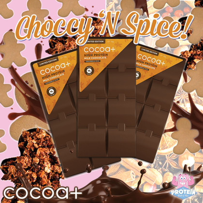 Choccy, spice and everything nice! Cocoa Plus gets even MORE good for Autumn! Choccy, spice and everything nice! Cocoa Plus gets even MORE good for Autumn!