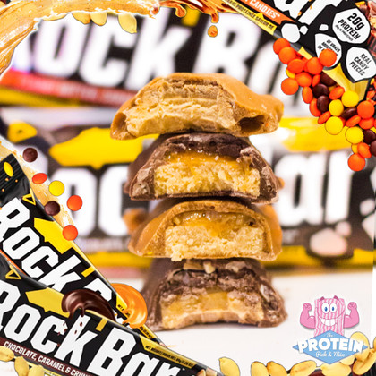 The Protein Bar that ROCKED! Candy bar style Dedicated Rock Bars burst into the Mix! The Protein Bar that ROCKED! Candy bar style Dedicated Rock Bars burst into the Mix!