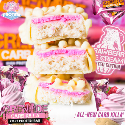 I scream, you scream, we all scream for (Grenade's) Strawberry Ice Cream!! I scream, you scream, we all scream for (Grenade's) Strawberry Ice Cream!!