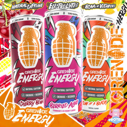 Here comes the...BOOM! Grenade Energy is BACK! Here comes the...BOOM! Grenade Energy is BACK!