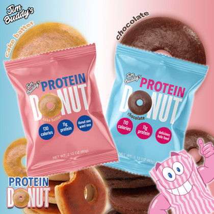 Jim's BACK with his protein-packed Cake Batter & Chocolate ring-shaped dough-y delights! Jim's BACK with his protein-packed Cake Batter & Chocolate ring-shaped dough-y delights!