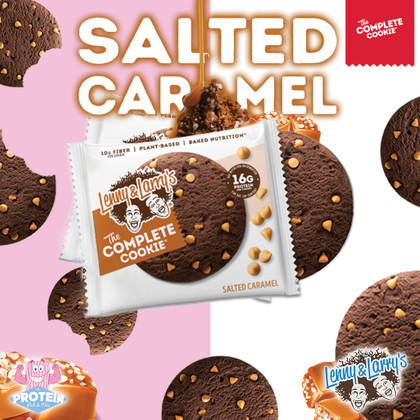 Chocolate meets Caramel in Lenny & Larry's latest Plant-Based Protein Cookie... Salted Caramel! Chocolate meets Caramel in Lenny & Larry's latest Plant-Based Protein Cookie... Salted Caramel!