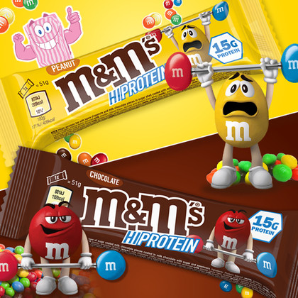 M Mmmnnnn Mars M M S Hi Protein Bars Bring Authentic Choc Candy Crunch To The Mix The Protein Pick And Mix