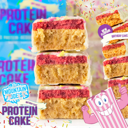 Beat the Monday blue's with Mountain Joe's Birthday Protein Cake! Beat the Monday blue's with Mountain Joe's Birthday Protein Cake!