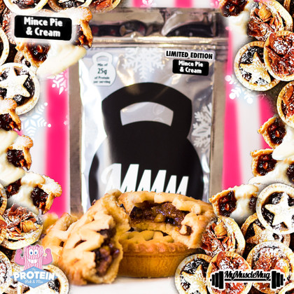 Limited Edition Mince Pie & Cream My Muscle Mug now available! Limited Edition Mince Pie & Cream My Muscle Mug now available!