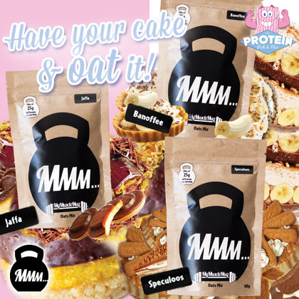 'Have your cake and OAT it!' New My Muscle Mug Oat Mixes available now! 'Have your cake and OAT it!' New My Muscle Mug Oat Mixes available now!