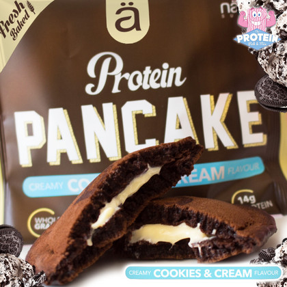 Ä Nan-Oreo! Cookies & Cream protein pancakes are a cocoa-infused first from Nano Supps! Ä Nan-Oreo! Cookies & Cream protein pancakes are a cocoa-infused first from Nano Supps!