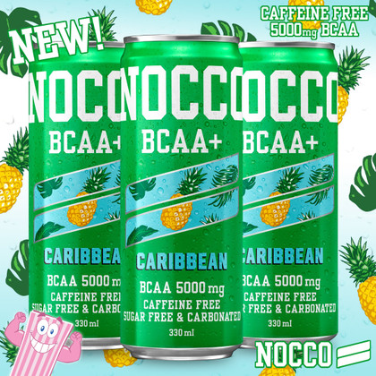 NOCCO BCAA+ - Citrus Elderflower, Box of 24 - 330ml - Aqua Terra Performance