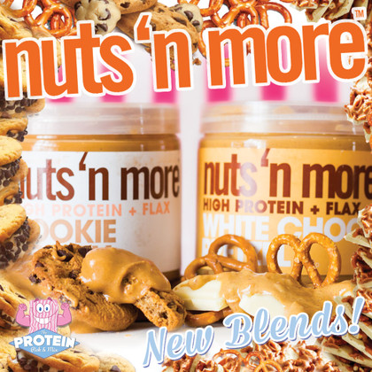 New White Choc Pretzel AND Cookie Dough Nuts 'n More flavours have landed! New White Choc Pretzel AND Cookie Dough Nuts 'n More flavours have landed!
