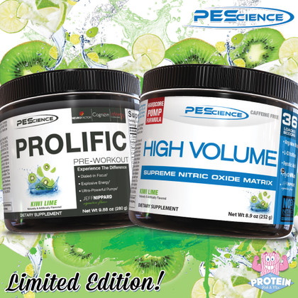 PEScience Limited Edition Kiwi Lime Flavour High Volume & Prolific Now Available! PEScience Limited Edition Kiwi Lime Flavour High Volume & Prolific Now Available!