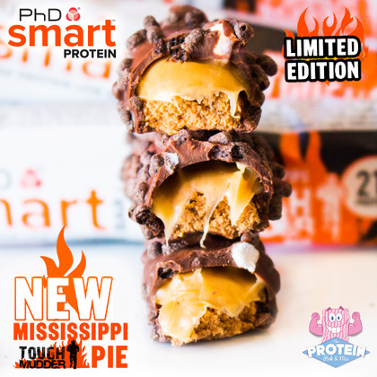Get down 'n dirty with PhD's Tough Mudder Mississippi Mud-Pie bar Collab! Get down 'n dirty with PhD's Tough Mudder Mississippi Mud-Pie bar Collab!