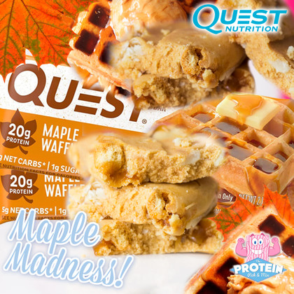 'Waffle' you waitin' for?! NEW Quest Maple Waffle Bar lands in the Mix! 'Waffle' you waitin' for?! NEW Quest Maple Waffle Bar lands in the Mix!