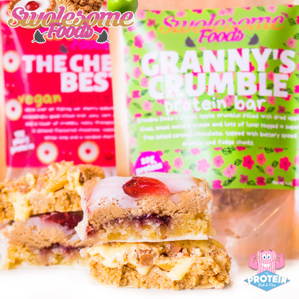 Swolesome 'Cherry Best' and 'Granny's Apple Crumble' are fresh-baked and ready to be 'picked!' Swolesome 'Cherry Best' and 'Granny's Apple Crumble' are fresh-baked and ready to be 'picked!'