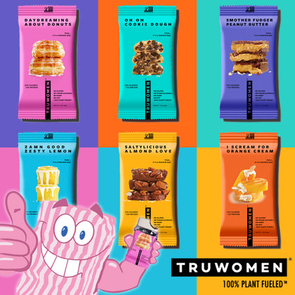 Gorgeously glazed & 100% guilt-free... TRUWOMEN's vibrant, vegan protein bars are in the Mix now! Gorgeously glazed & 100% guilt-free... TRUWOMEN's vibrant, vegan protein bars are in the Mix now!