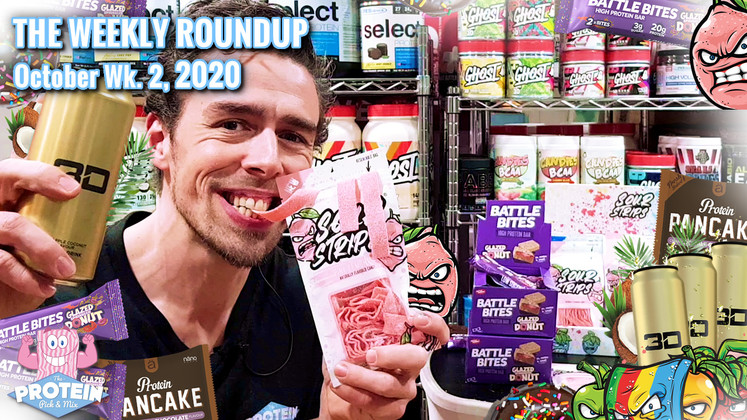The Weekly Roundup / Oct Week 2, 2020 - Glazed Donut Battle Bites, Gold 3D Energy, Pink Lemonade Sour Strips The Weekly Roundup / Oct Week 2, 2020 - Glazed Donut Battle Bites, Gold 3D Energy, Pink Lemonade Sour Strips