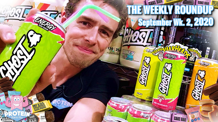 The Weekly Roundup / September Week 2, 2020 - GHOST Energy Drinks, Lo-Dough Cake Bar, Jim Buddy Donuts! The Weekly Roundup / September Week 2, 2020 - GHOST Energy Drinks, Lo-Dough Cake Bar, Jim Buddy Donuts!