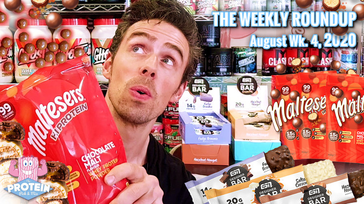The Weekly Roundup / August Week 4, 2020 - Maltesers Protein Powder, ESN Designer Bars + more! The Weekly Roundup / August Week 4, 2020 - Maltesers Protein Powder, ESN Designer Bars + more!