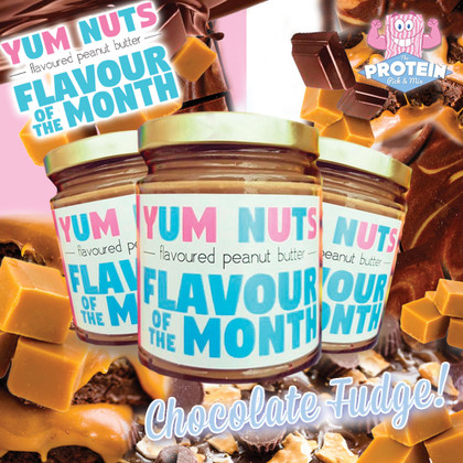Yum Nuts Flavour of the Month for July... Chocolate Fudge! Yum Nuts Flavour of the Month for July... Chocolate Fudge!