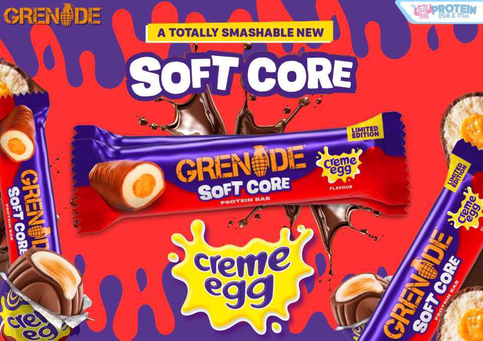Grenade Soft Core Creme Egg Bar