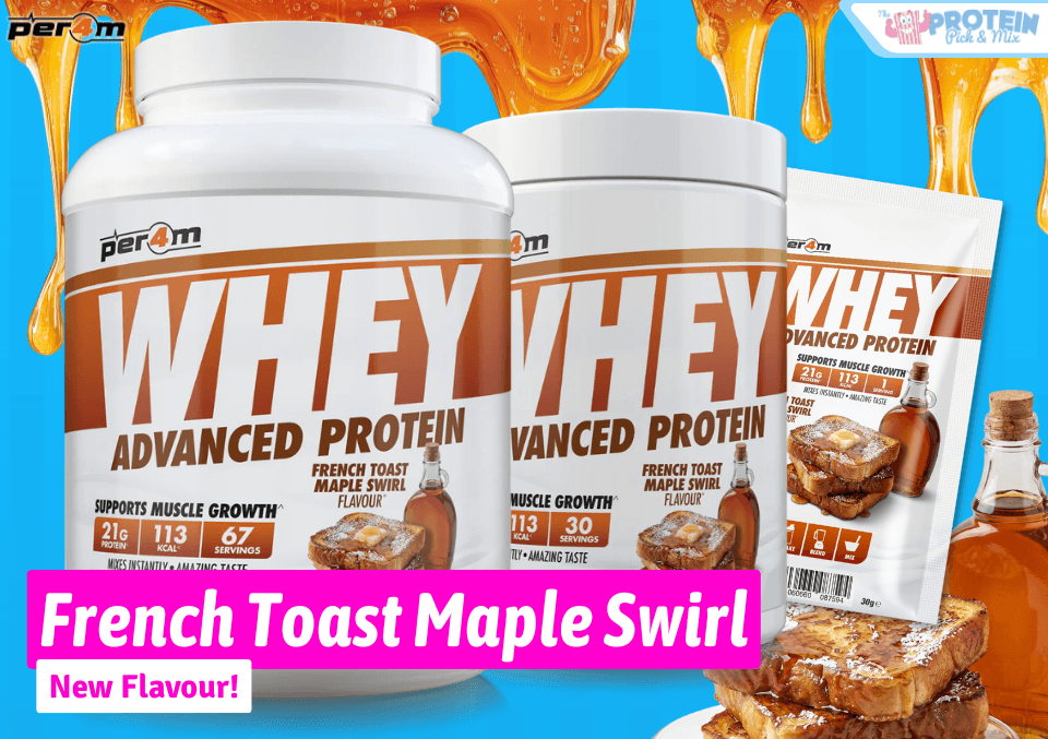 Per4m Whey Protein Powder - French Toast Maple Swirl