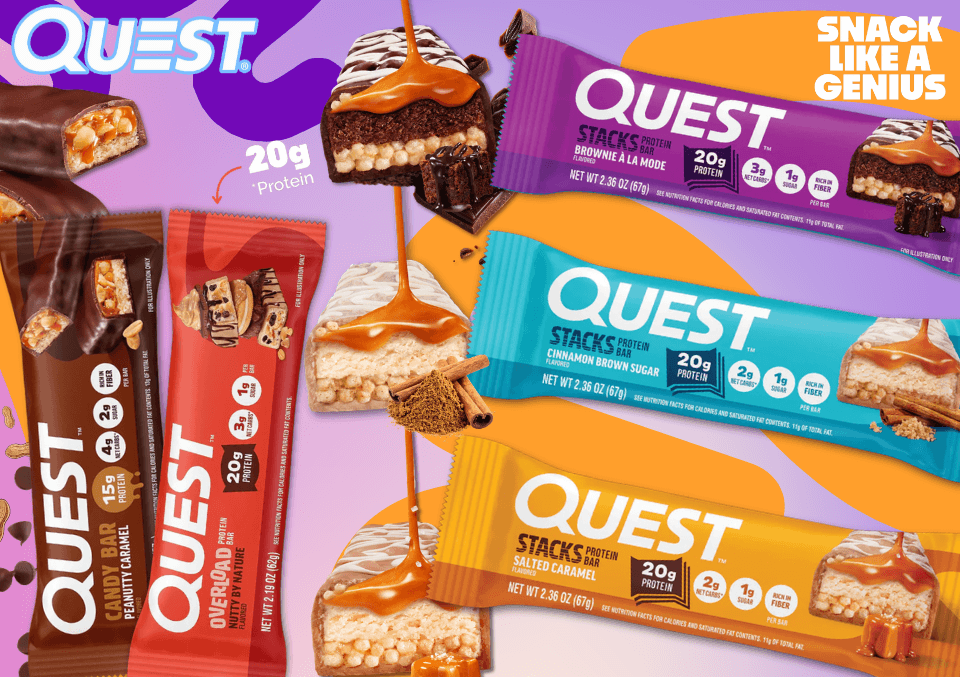 Quest Nutrition New Bars &  Snacks