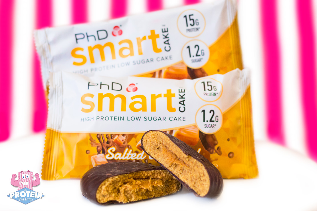 PhD Smart Protein Cake Salted Caramel 60g Protein Bars UK