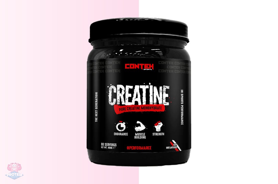 Conteh Sports Creatine Monohydrate Powder - 80 Servings - The