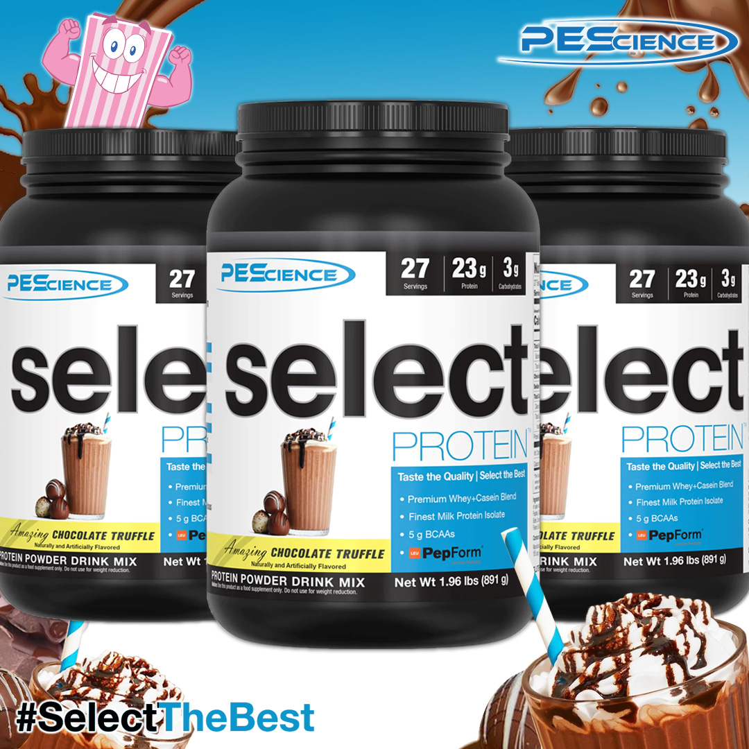 PEya(S) PLEASE! New Chocolate Truffle Select Protein is here! The