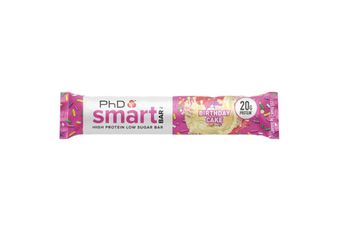 Phd Smart Protein Bar Birthday Cake 64g Protein Bars Uk