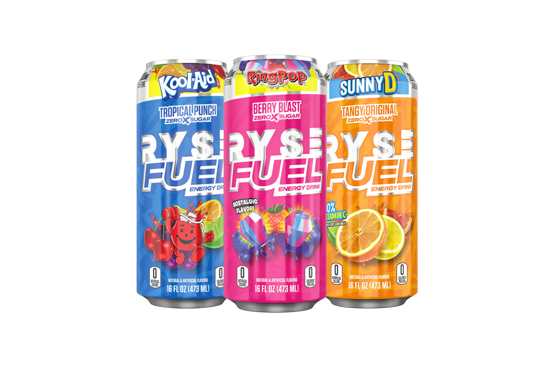 Ryse Fuel Energy Drinks