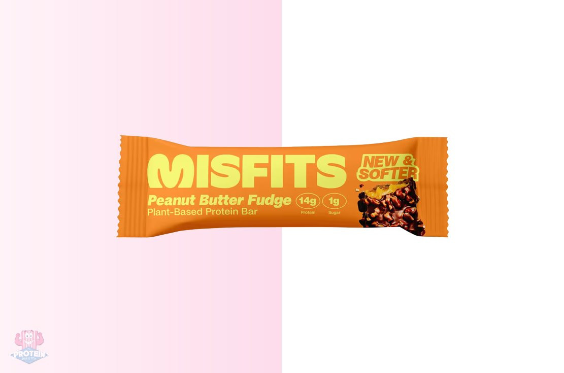 Misfits Plant-Based Protein Bar - Peanut Butter Fudge