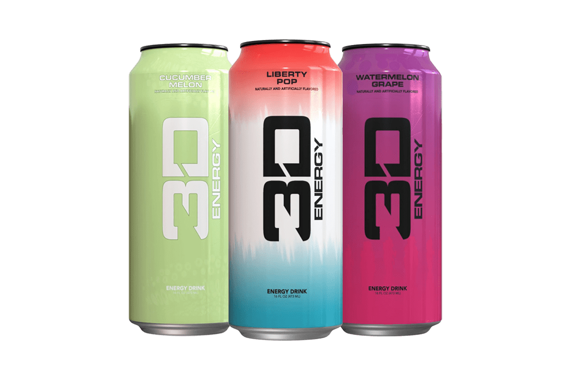 3D Energy Drinks