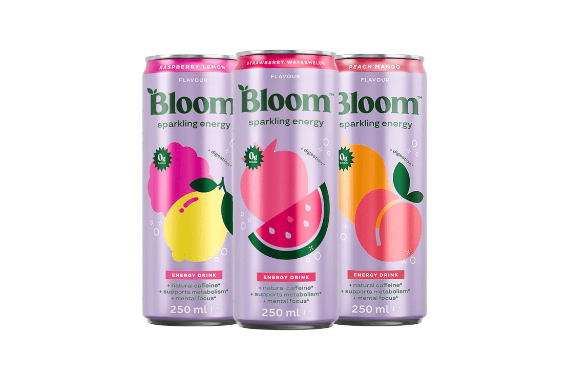 Bloom Sparkling Sugarfree Energy Drinks