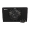 Pioneer TS-A2500LB | 1200W Max 10 Inch 2-Ohm Shallow Mount Loaded Subwoofer Enclosure