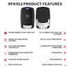 Fortin RFK912 | 2-Way 6000 Feet RF Transmitter Kit w/ (2) 1-Button Remotes