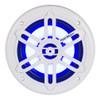 Power Acoustik MFL-65WB | 6.5 Inch 200W 2-Way Coaxial Blue LED Marine Speakers