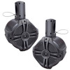 Power Acoustik MWT-65T | 6.5 Inch 500W Coaxial Marine Tower Speakers | Titanium