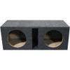 QPower QBASS12 | Dual 12 Inch Classic Ported Vented Subwoofer Box