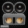 American Bass DX 10 Package | Dual 10 Inch 600W SVC 4 Ohm Subwoofers & QPower HD Ported Box
