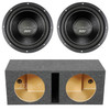 Power Acoustik BAMF 12 Package | Dual 12" 3500W D4 Subwoofers & QPower HD Ported Box