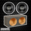 Power Acoustik BAMF 15 Package | Dual 15" 3800W D4 Subwoofers & QPower HD Sealed Box
