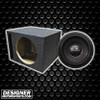 American Bass HAWK 12 Package | 12" 3000W D4 Subwoofer & QPower HD Ported Box