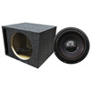 American Bass HAWK 12 Package | 12 Inch 3000W DVC 4 Ohm Subwoofer & QPower HD Ported Box