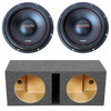 American Bass XO 12 Package | Dual 12" 600W D4 Subwoofers & QPower HD Ported Box