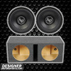 Audiopipe TS-PP3-12-D4 Package | Dual 12" 1600W D4 Subwoofers & QPower HD Ported Box